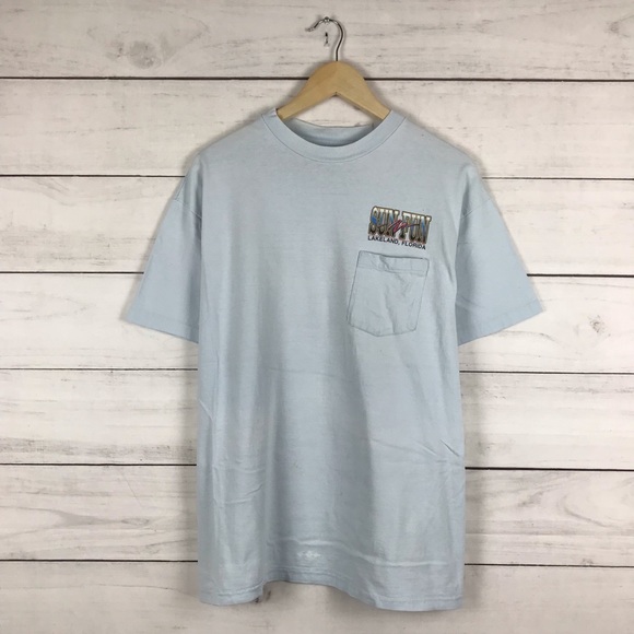 Vintage 1993 Sun Fun Florida Plane T-Shirt - Picture 2 of 8